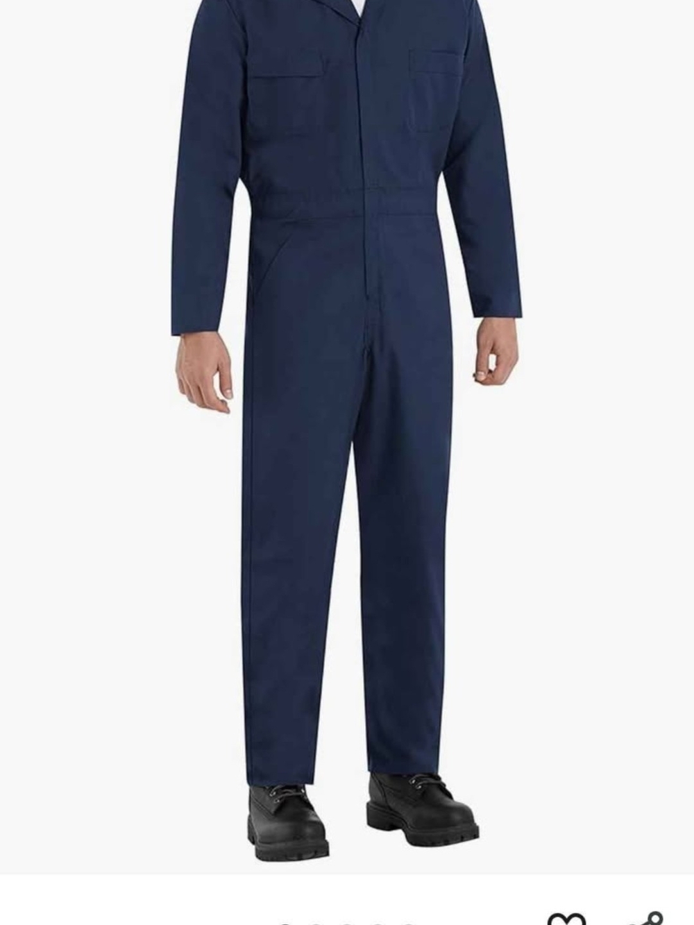 Men's Navy Utility Coverall